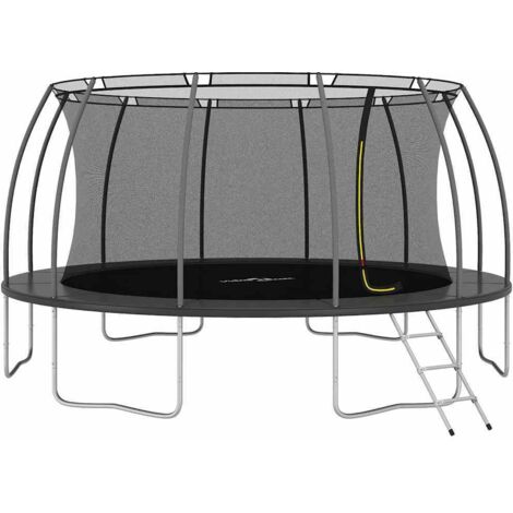 Trampolin-Set Rund 488x90 cm 150 kg vidaXL