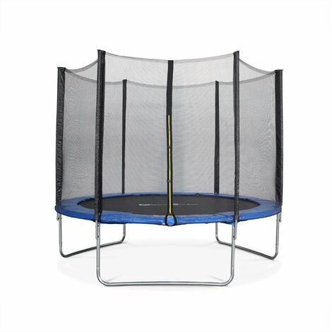 Trampoline Ø305cm - Mars bleu avec son filet de protection - Trampoline de jardin 3m 300 cm | Qualité PRO. | Normes EU.