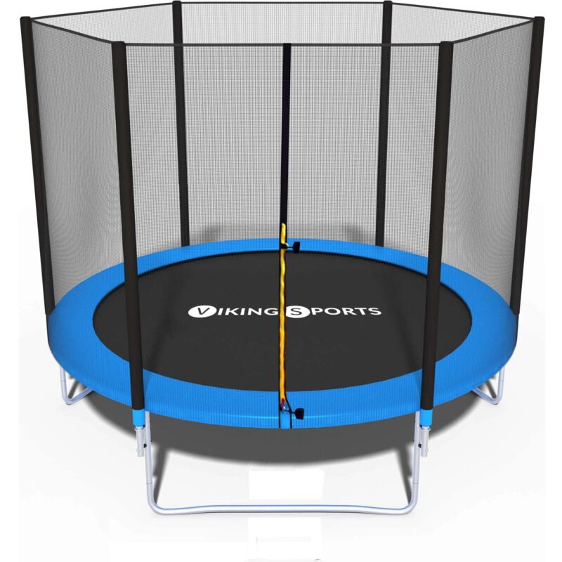 Viking Choice - Trampoline - bleu - 252 cm - avec filet - jusqu'à 120 kg