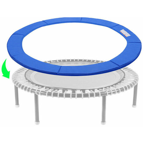 Trampoline bord couvre trampoline ressort housse de protection latérale ø305cm Bleu - Bleu