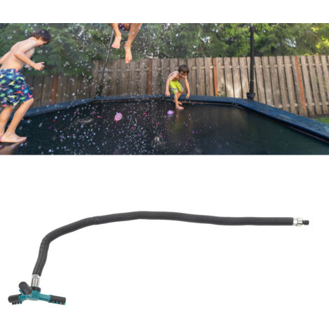 Trampoline d'été pour enfants avec tuyau d'arrosage rotatif - Jeu d'eau de jardin ludique et rafraîchissant pour les activités estivales en plein air-AUTRES