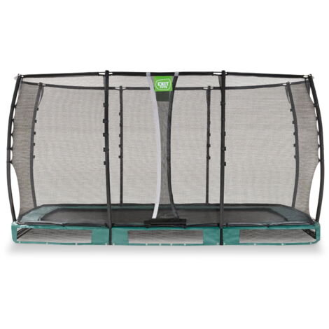 Trampoline enterré EXIT Allure Premium 214x366cm - vert