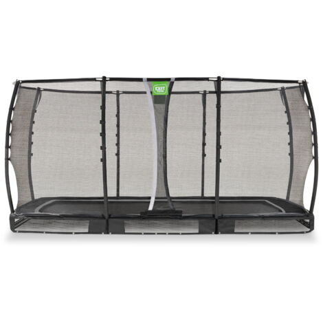 Trampoline enterré EXIT Allure Premium 244x427cm - noir
