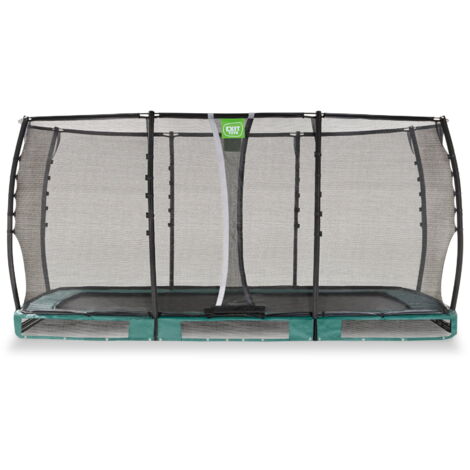Trampoline enterré EXIT Allure Premium 244x427cm - vert