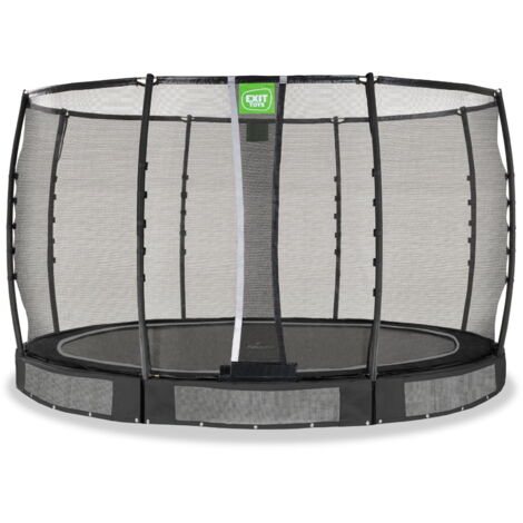 Trampoline enterré EXIT Allure Premium ø366cm - noir
