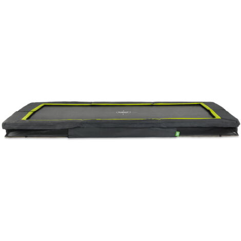 Trampoline enterré EXIT Silhouette sports 214x305cm - noir