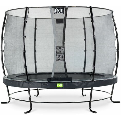 Trampoline EXIT Elegant ø305cm avec filet de sécurité Economy - noir