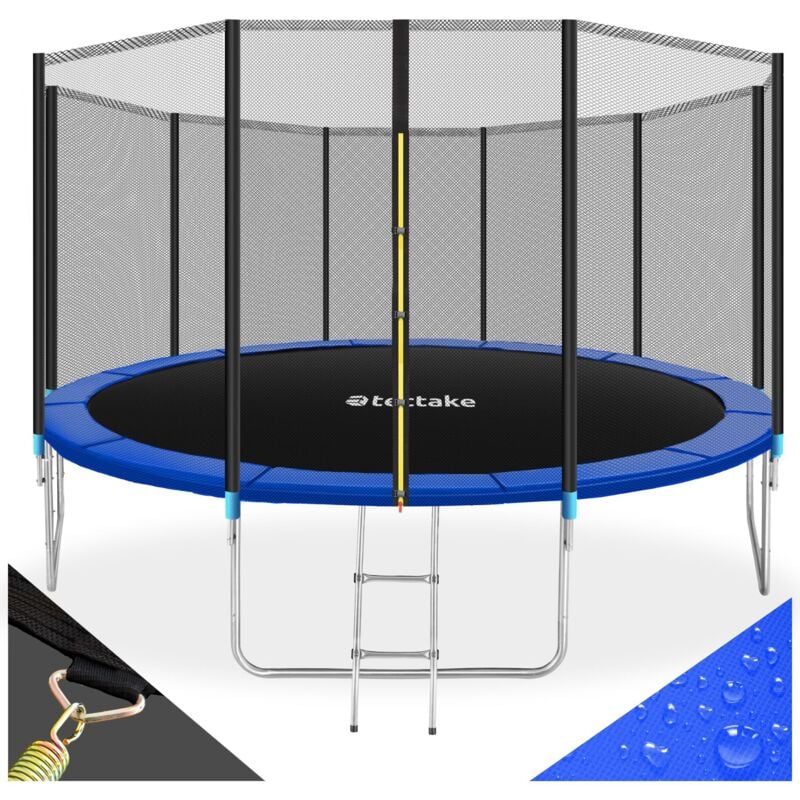 Tectake - Trampoline modèle b ø 427 cm, certifié gs pour un maximum de sécurité