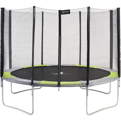 Trampoline KANGUI RALLI Ø 366 cm Enfant Filet sécurité Jardin CE NF EN71-14