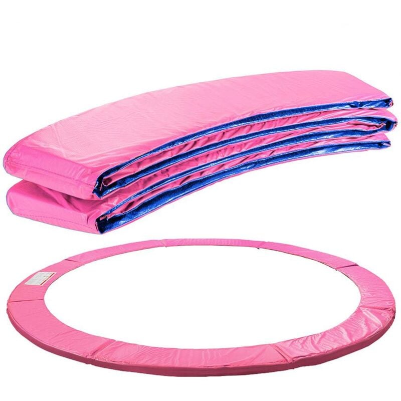 Aquariss - Trampoline Replacement Pad Safety Spring Cover Padding Pink- 12ft