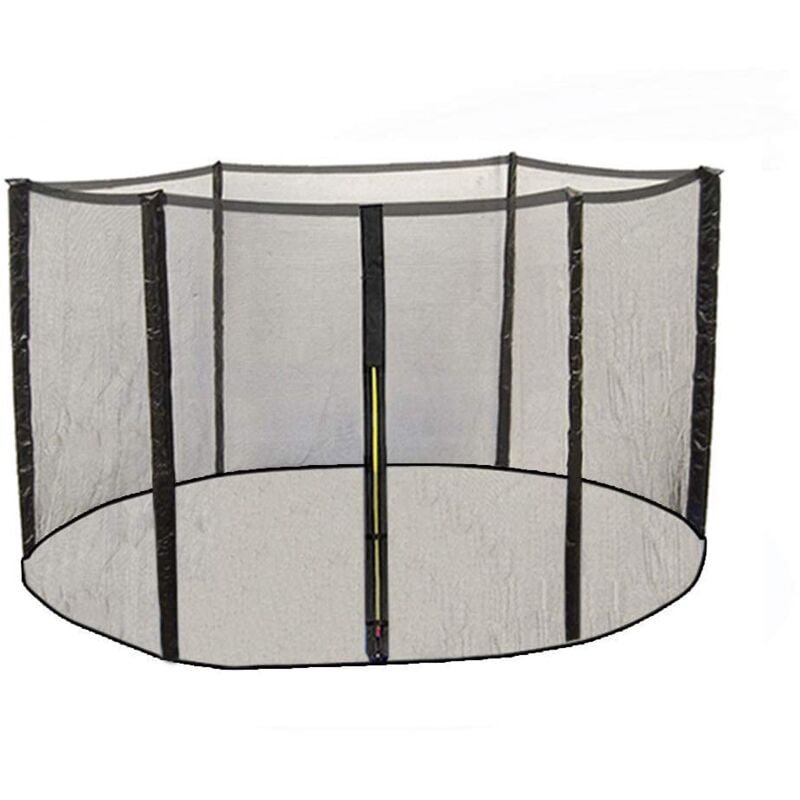 Aquariss - Trampoline Replacement Safety Net Enclosure Surround Netting - 10ft / 6 Pole