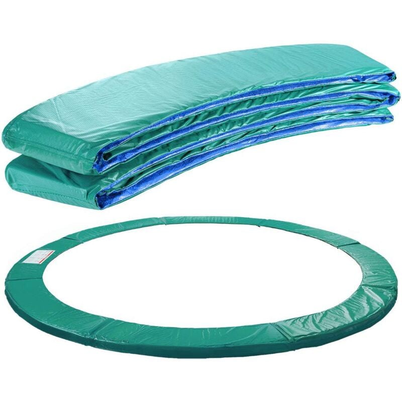 Aquariss - Trampoline Replacement Safety Spring Cover Padding Green Pad - 13ft