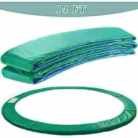 main image of "Trampoline Replacement Safety Spring Cover Padding Green Pad - 14ft"