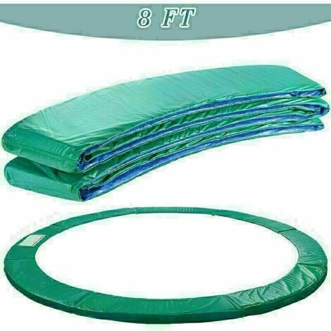 main image of "Trampoline Replacement Safety Spring Cover Padding Green Pad - 8ft"