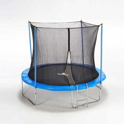 Trampoline Tapis Élastique 185 cm Filet de sécurité et rembourrage KANGAROO S