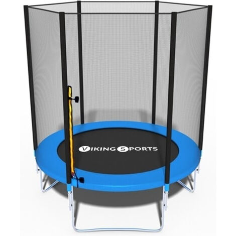 VIKING CHOICE Trampolino 183 cm con rete di sicurezza - fino a 90 kg - blu