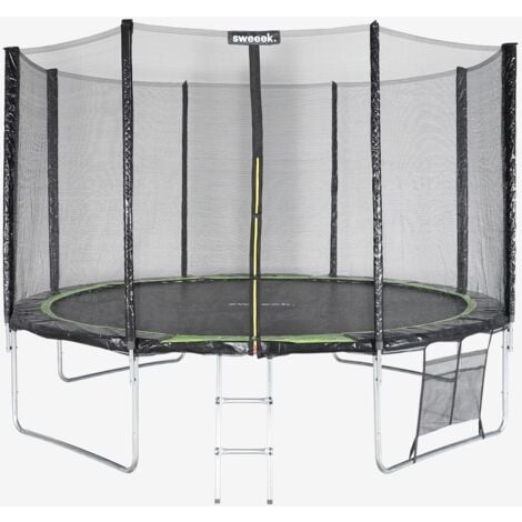 Giochi Da Esterno Per Bambini Trampolino Per Bambini 140cm Con Rete Di Sicurezza - Verde, Per Interno/Esterno, 3-6 Anni Giochi Da Giardino - Foto 5
