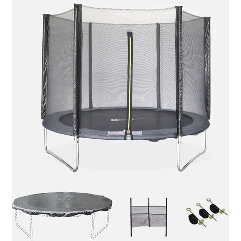 SWEEEK Trampolino con confezione di accessori, 2.5m