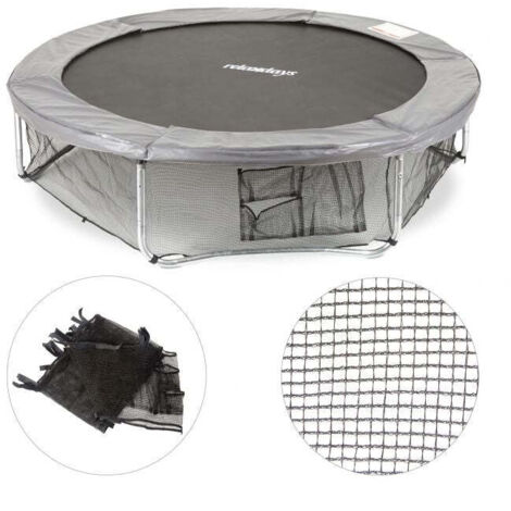 Trampolino con rete di sicurezza