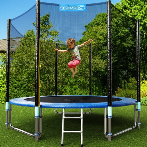 Tappeto elastico 305 cm per saltare da giardino per bambini con rete - Hop