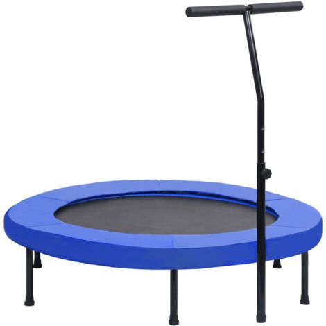 Trampolino da Fitness con Manico e Tappetino di Sicurezza 122cm vidaXL