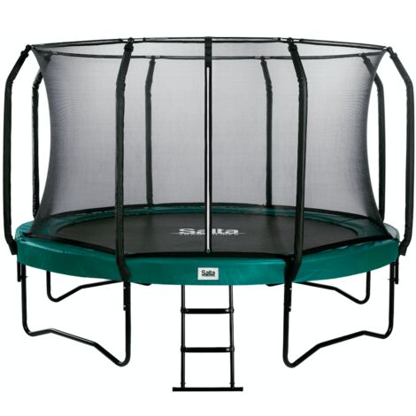 Trampolino da Giardino Salta First Class 305 cm Nero Sicurezza