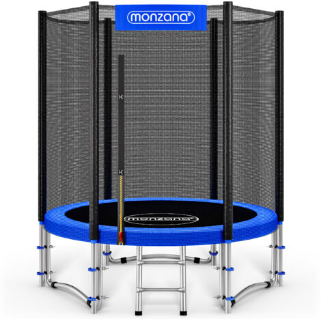 Trampolino elastico Ø183 cm con rete di sicurezza