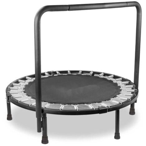 Trampolino elastico con struttura in tubi di acciaio per bambini
