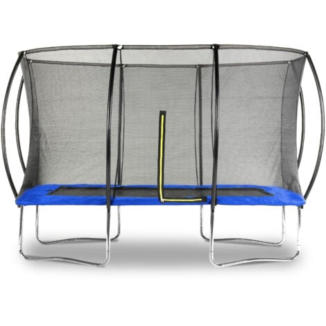VIKING CHOICE Trampolino rettangolare - 180x270cm - con rete di sicurezza - blu