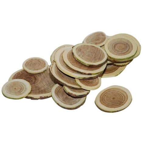 Tranches décoratives de bouleau
