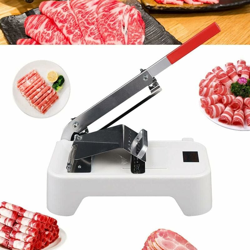 Senderpick - Trancheur de viande en acier inoxydable pour le bacon, le mouton et le jambon