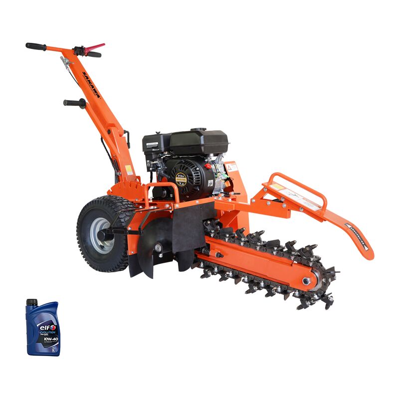 Sakawa - Trancheuse à Chenilles ZS7000 + Huile 4 temps