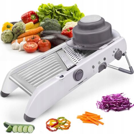 TRANCHEUSE À LÉGUMES MULTIFONCTIONNELLE AVEC MANDOLINE RÉGLABLE