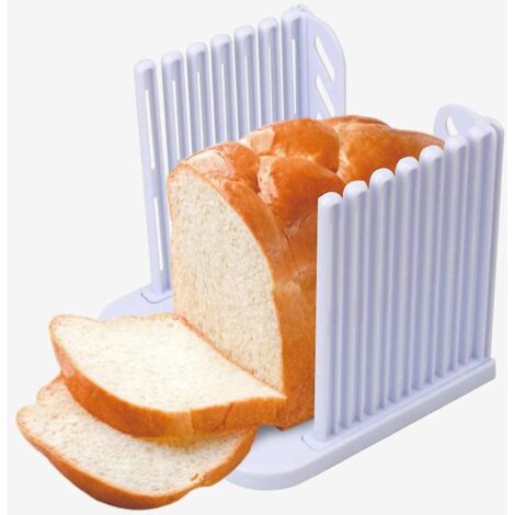 Trancheuse à pain pliable, guide de découpe rapide pour la cuisine, outils de découpe en ABS pour pain maison