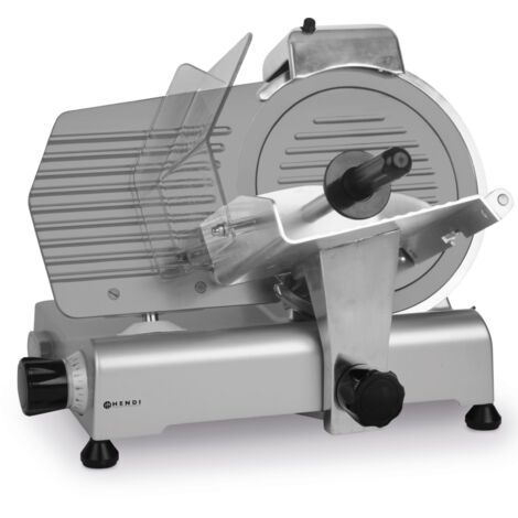 Trancheuse à viande et fromage Hendi Kitchen Line 250 avec revêtement en Téflon 150 W - Hendi 210222