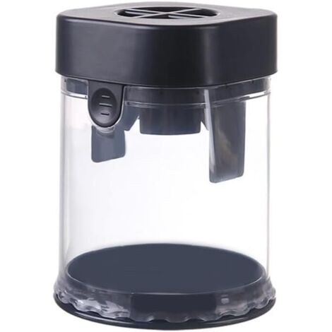 Trancheuse de fruits amovible noire - Gadget de cuisine - Coupe raisin à large ouverture - Coupe trancheuse pour couper fraises, bananes, cerises