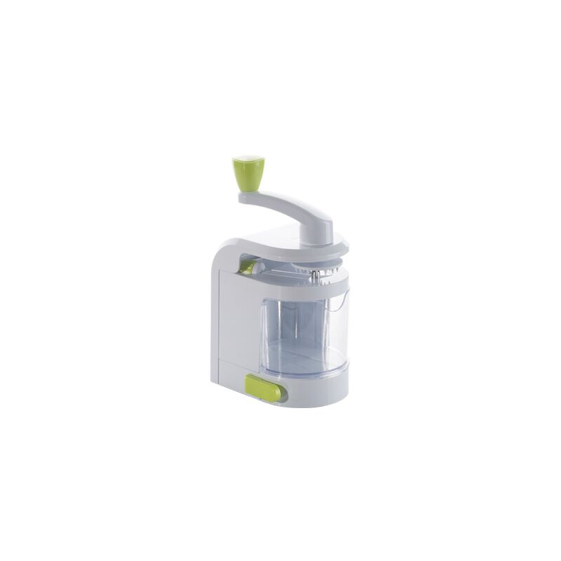 Trancheuse de légumes et de pommes de terre multifonctionnelle à manivelle, gadget de cuisine domestique (vert et blanc)