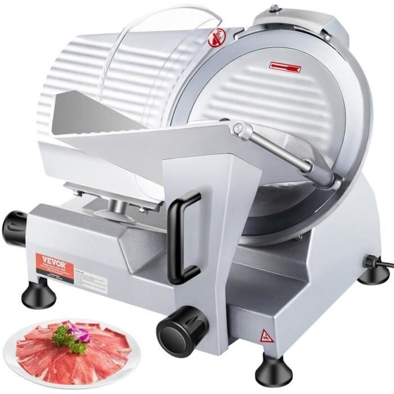 VEVOR Trancheuse &Eacute;lectrique -  - Mod&egrave;le 320 W - Lame 300 mm - Vitesse 350-400 tr/min - &Eacute;paisseur 0-15 mm