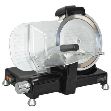 TRANCHEUSE PRO 140W 12,1KG CORPS FONTE ALU LAME 25,5CM INOX PROTECTION  KITCHENCHEF - KCPTR250N