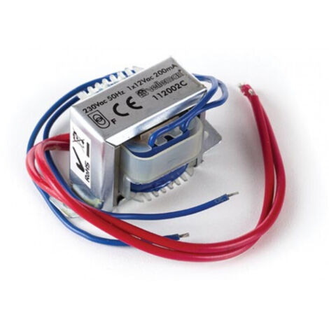 TRANFORMATEUR CHASSIS OUVERT 2.4 VA 1 x 12 V 200 mA max.