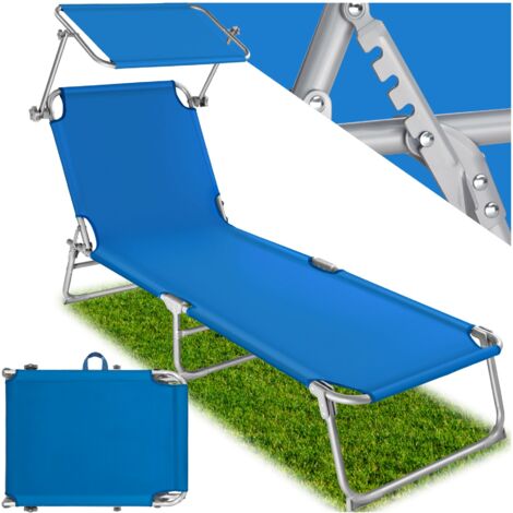 Transat acier - chaise longue, bain de soleil, transat jardin