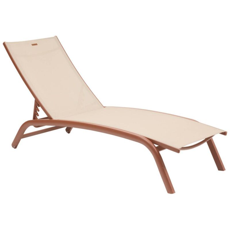 Transat Bonao beige lin/acajou - Hespéride