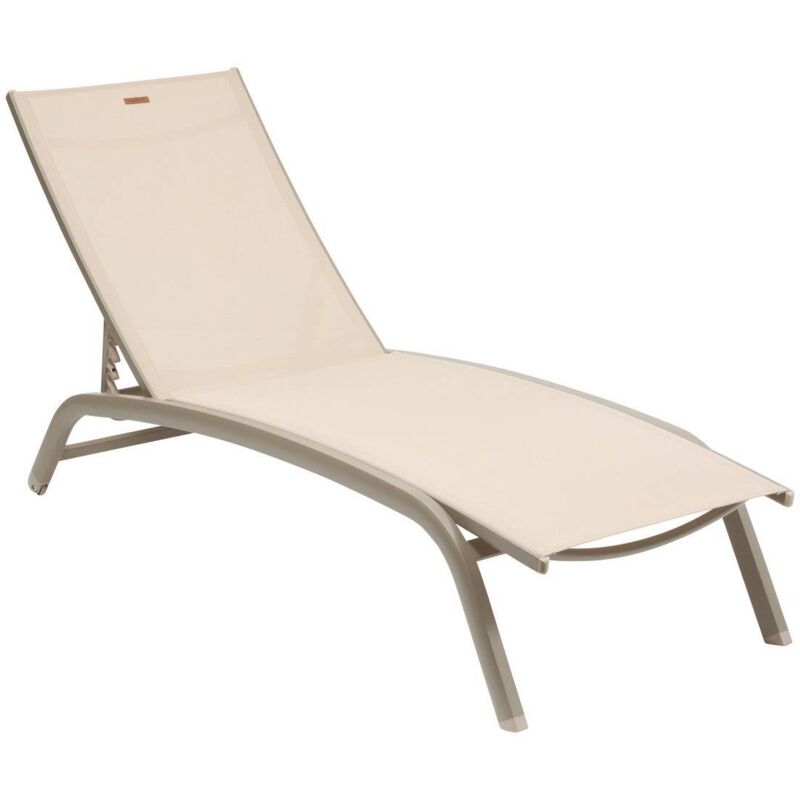 Transat Bonao beige lin/acajou - Hespéride