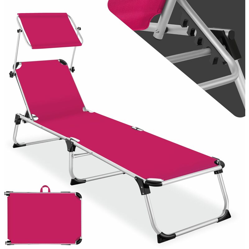 Transat de jardin Aurélie - chaise longue de jardin, bain