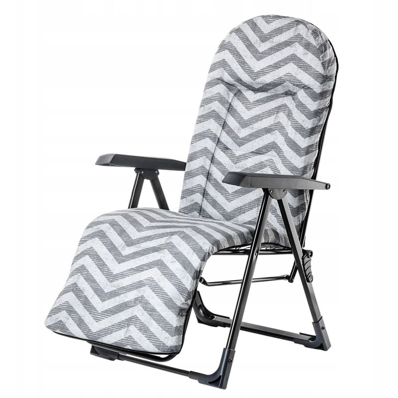 Transat de plage de jardin réglable Kadax