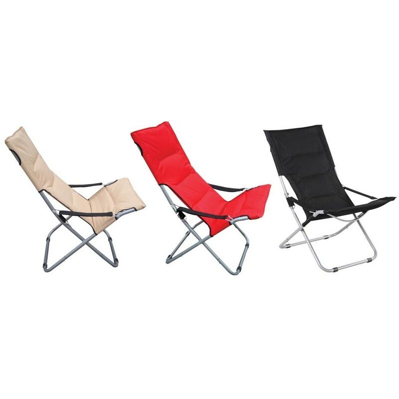 Transat fauteuil nest acier et pvc 60x47xh92 mer plage piscine - Fraschetti