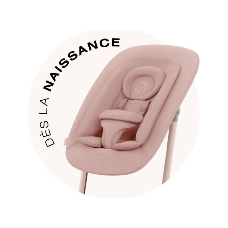 Cybex - Transat lemo 2 Rose - Dossier ajustable - Evolutif - Mixte