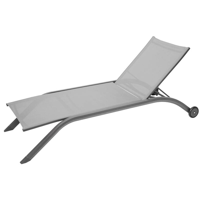 Transat Milenio galet & graphite 2 roues en aluminium traité époxy - Hespéride