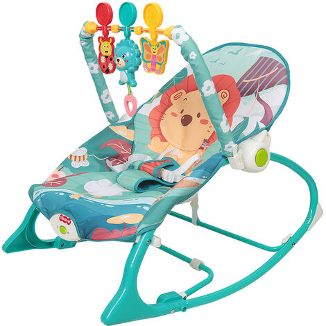 Transat pour Bébés 806043cm avec Vibration et Sons Bleu