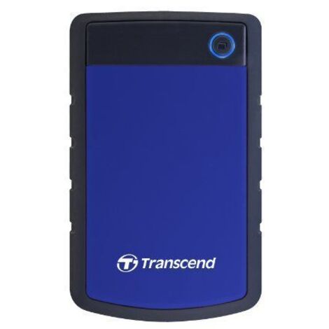 Transcend 1TB StoreJet 25H3 disco rigido esterno Nero, Blu